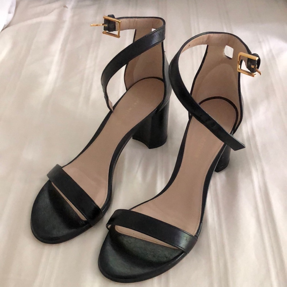 Stuart Weitzman Angeline Block Heel Sandala